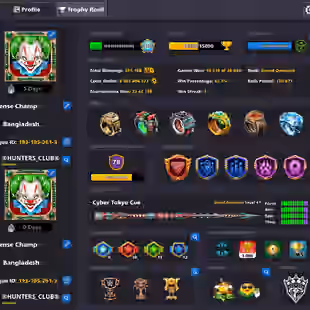 450 LEVEL ACCOUNT | 78 CCP | Great Cue Collection | 2.4B Coins | Miniclip Unlimited PW Change | Final Warning - Image 1