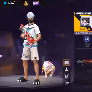 X269|Lvl 34|8 CHARACTER|18 COSTUME|11 VEHICLE|30 WEAPON(1 EVO)|DEMONIC FAMAS LVL 3|SUNRISE M4A1|RED RING FIST - Image 1