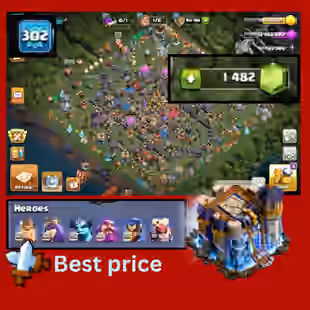 TH18  full max 🔥 302 LvL🔥 MAX WALLS - Image 1