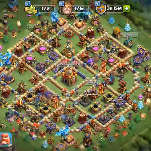 Th 16 Max || 24000 Gems || Full Max Walls | Max Def || Full access - Image 1