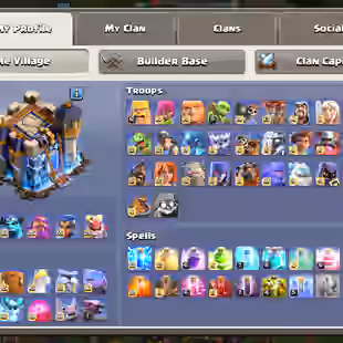 Th18 [New Update All Heros Max]💎60-Percent Off Shop💎10x-Epic Max [] All Trops Max [3-Left] [] XP-248 [] Nc-Free [] BES - Image 1