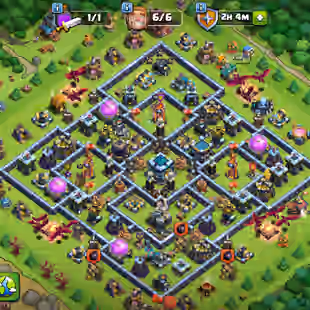 Xp:171 Th13 full Max rare account  || 6 builder || classic A- Rama scenery || 8x epic equipment | Decoration account  || - Image 1