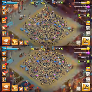 🔥TH-18 CLOSE MAX🔥XP-243! 10X EPIC EQUIPMENTS MAX! HEROES:-110-110-95-85-55-25! MAX TROOPS AND PETS! FAST DELIVERY - Image 1