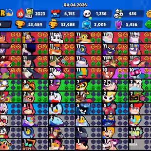 Trophy 53K [Brawler 100] Max 36 | Hypercharge 25 | Skins 250 | Profile icones 320 | Best-Deal - Image 1