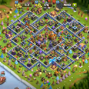 150+ Old obstacle -- Th16 Max -- 5 Fortune tree and 3 5th anniversary cake -- Heroes,, 52-72-42-42-12 -- Xp-181-- th13 m - Image 1