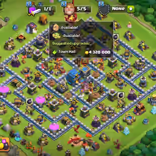  8000 gems || Th12 full Max good account | clash-A-Rama & metor scenery available | Rename 500 | 7x epic equipment  - Image 1