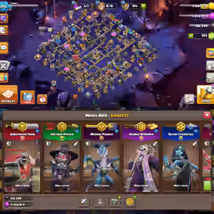 TH18 NEAR MAX | RARE COSMIC SET | LEVEL 251 | HEROS-105-105-95-80-55-13 | 16 EPIC EQUIPMENTS UNLOCKED | INSTANT DELIVERY - Image 1