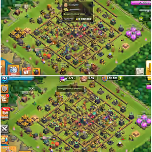 🔥3[2015 Xmass Tree]🔥Th14 Full Maxed|6th Builder|13 Epic Equipment|24 Xmass With Old Obstacles|8 Skins|Free Nc|Exp-197 - Image 1