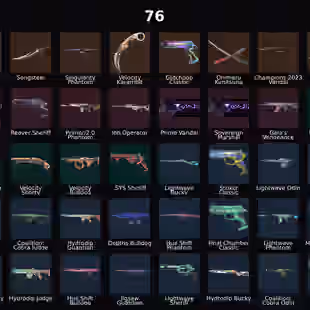 NA - LVL 164 - Unranked - 8 Knifes - 76 Skins (57,675 VP) RGX 11z Pro Phantom, Reaver Knife, Singularity Phantom, Onima - Image 1