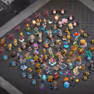 SKINS-130 ! SCENERY-50 ! TH18 MAX TYPE! STATUS RARE 100+! ALL EQUIPMENT 100 PERCENT ! LEGENDARY FULL SKINS SET 13+  - Image 1