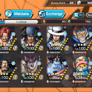 BR665-IOS+Android-6 Ex Meta Max(Garp Skin+Sabo+Kuzan+Shank v4+Zoro+Lucci)+Good Medal+Support 152+S-Hawk Max+Jabra Max - Image 1