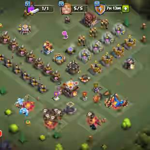 WROLD MOST RARE TH 11 ENGINEER-XP 172-ONLY ONE CANON-NO WALLS DEFENSE ANYTHING-NC YES-16800 GEMS-1549 MEDALS-BEST DEAL - Image 1