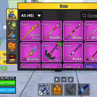 Lvl 2550 Blox Fruits Acc | 10 PERMS (Kitsune, T-Rex, Mammoth, Portal) | Dark Blade, CDK, TTK | Godhuman - Image 2