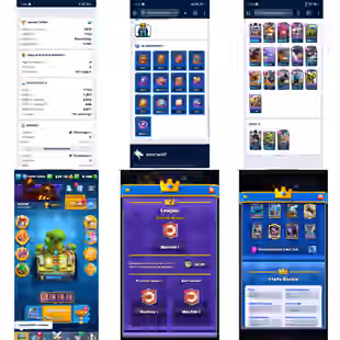 XP-44! KT-14! 3X CARDS LVL 14! EVO-11! 7.7K TROPHIES! EMOTES-45! NAME CHANGE FREE! FAST DELIVERY - Image 1