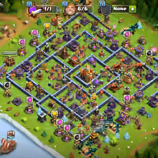 🌲[ PREMIUM TH-16 ]🌲 FIREBALL [20] || HEROS: 65-90-61-50-25 || NICE DEF - TTOOPS || BLUE WALLS || FAST DELIVERY  - Image 1