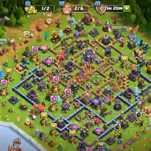TH 15 l Heroes 75 56 44 36 25 07 32 35 l Rename 500 lMore Equipment And Magic Items l Secure Account l Best Cheap Price - Image 1