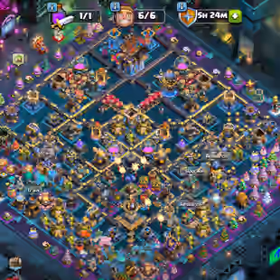 GLOBAL RANK 196 & 910 ! TH18 MAX 98 PERCENT ! OBSTACLES STATUS ! CYBER SCENERY ! HERO GUARDS ALL MAX! 9 EQUIPMENT MAX  - Image 1