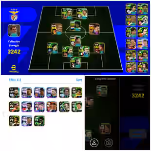 3242x🔱 TEAM STRENGTH!!🔥EPIC MESSI- GULLIT- HAZARD- FIGO-DIDA and MANY MORE! BALANCED TEAM! FULL ACCESS! - Image 1