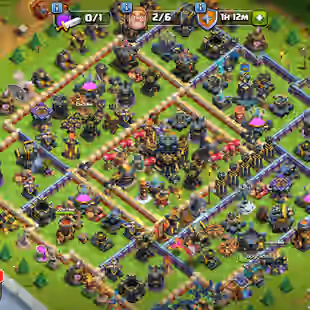 ♓Best Offer♓Th 17 Almost Max | Hero 95/100/73/75/50/10 | 12 Epic Equipment 5 Epic Lv-20 | Nc-Yes Xp-223 Builder Base Max - Image 1
