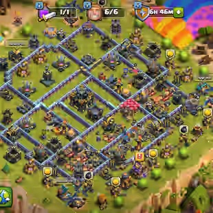 🔥Xp-245🔥 Th17 Almost Max || Good Equipment || Heroes 100-100-77-75-50-10 || 6 Builders || 1771 Cwl Medals - Image 1