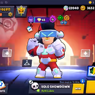 ⭐402 SKINS⭐71.000 TROPHIES | 101 BRAWLERS | 63 HYPERCHARGE | 65 MAX | 30 PRESTIGE | 22 BUFFIES - Image 1