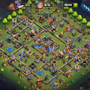 TH18 MAX CLOSE ! GEM-2000 ! MAX TYPES DEFENCE WALLS ! 2X HEROES MAX ! SKIN SCENERY ! CWL MEDALS 420! FB/MX RS/MX EB/MX  - Image 1