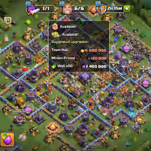||🔥TH15 FULL MAXED🔥|| 1640 CWL MEDEL || 16X EPIC EQUIPMENT CLOSE MAX|| 12X HEROS SKIN|| RENAME FREE|| ONLY TROOPS LEFT - Image 1