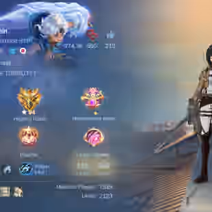 MLBB | Einstein | LV 78 | AOT FANNY + THAMUZ KUNGFU PANDA + TRANSFORMER ROGER | 130 HEROES | 246 SKIN | MAX EMBLEM - Image 1
