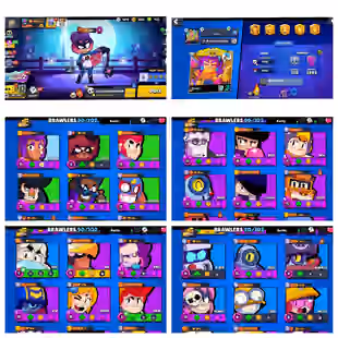 Instant Delivery - 41K TROPHY | 40 MAX | 36 HYPER | 90 /102 Brawlers | 230 Skins | 1 Skins True | Android/iOS | B163 - Image 1