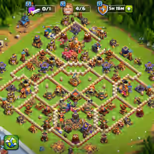 🔥TH 16 ALMOST MAX🔥XP 240-ALL 6 HERO MAX- 9 EPIC EQUIPMENT GOOD-WALLS DEFENSE MAX-NC YES-B BASE MAX-BEST DEAL - Image 1