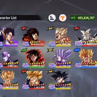 D927-IOS+Android-Nice Acc-11 UL(SS4 Goku+SS Goku+Goku Uis+SS4 Vegeta+Hit+Gohan+Super Vegito)+41 Legends+Vip Equipment - Image 1