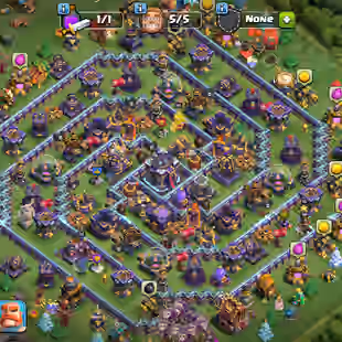 🔥600 CWL MEDALS! XP 205!TH 15 NEAR MAX🔥HERO:82-80-66-65-35!NC YES! WALLS -DEFANCE MAX! GREAT TROOPS! INSTANT DELIVERY - Image 1