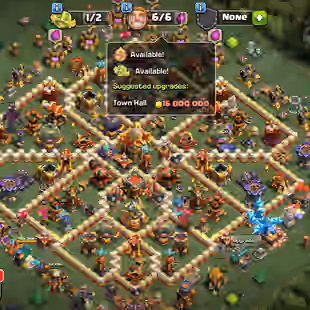 🔥TH 16 99 PERCENT MAX🔥XP 226-ALL 6 HERO MAX- 5 EPIC EQUIPMENT ALMOST MAX-BASE MAX TROPS LEFT-NC YES-BEST DEAL - Image 1