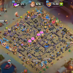 TH18 MAX 99 PERCENT ! XL SCENERY 15 SKIN 25 ! ALL HEROES MAX ! COSMIC SET ! BEST EQUIPMENT! WWE SCENERY! STATUS  - Image 1