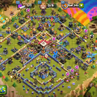 🔥Xp-257🔥  Th18 Semi Max || High Quality Epic Equipment || Heroes 100-105-82-75-52 || 6 Builders  || Nc 1.5k - Image 1