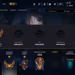 [LAS] 48 Skins | 72 Champions | Unranked (Ex Platinum 3) | Level 84 | INSTANT DELIVERY - Image 1