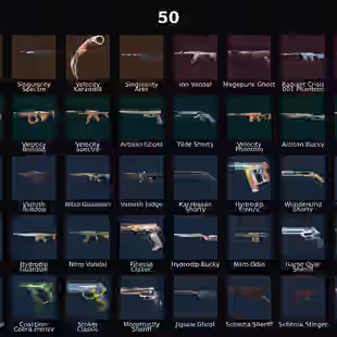 AP - LVL 265 - Unranked - 2 Knifes - 50 Skins (15,400 VP) Sentinels of Light Operator, Artisan Foil, Singularity Spectr - Image 1