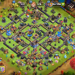 [CHEAPEST] XP 225 | TH18 MAX | 5 HERO MAX | DRAGON DUKE LVL 19 | MAX BUILDER BASE - Image 1