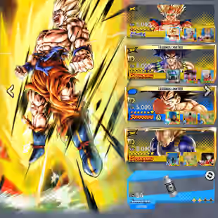 D906-IOS+Android-6 UL(SS4 Vegeta+SS Namek Goku Full Red Star+Super Vegito)+36 Legends+Good Equipment+19 Zenkai+Good Team - Image 1