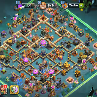 TH18 CLOSE MAX TYPE | VERY GOOD EQUIPMENT | HERO-105-105-75-80-50 | 224-XP | NC-YEE | SKINS-ITEMS | BH MAX |GOOD PROFILE - Image 1