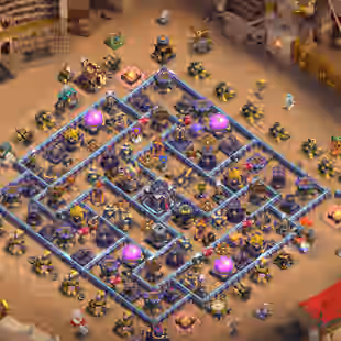 Th15 max account 2 hero & pet left | war arena scenery available | 16x epic equipment | 7000 gems | 6 builder unlocked  - Image 1