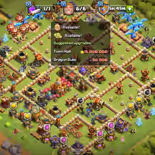 Th 16 Full Max| LVL 250 | 4 Equipment Epic| Change Name 1000 Gem | All pats Max | Heroes 95 95 80 70 45 - Image 1