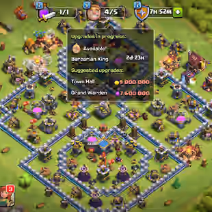 K- [31600 GEMS 2625 WAR STARS] TH 12 ! XP-145! 5xEPICS EQUIPMENT! MAGIC ITEMS LOADED || LOW PRICE DAST DELIVERY  - Image 1