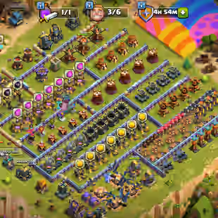 🌲[ PREMIUM TH-17 ]🌲S.BALL [MAX] - E.BOOT [MAX] - R.SPEAR [MAX] | HEROS: 81-100-51-74-47 || LEVEL 16 WALLS || NICE DEF - Image 1