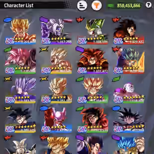 B162-LVEL 433-SUPER VIP RARE ACCOUNT-20 ULTRA+2 LR(Super Vegito+Bardock)+850 MILLIONS POWERS+71 LEGENDS LIMITED+VIP ZEN - Image 1