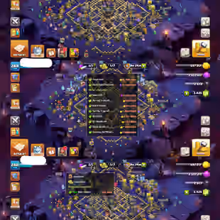 TH 17 !! Close Max !! Town Hall Level 17 !! 10 Epics ( 6 Epic Max ) !! 75 Hero Skins !! 14x Paid Sceneries  - Image 1