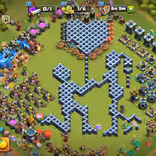 13000 gems || Th13 95pct Max good account | pixel scenary available | old cake ava | Rename 500 | 7x epic equipment - Image 1