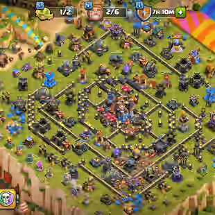 🔥[18674 GEMS]🔥TH 18 NEAR MAX || BK 100 AQ 102 MP 83 GW 79 MP 55 DD 11 || [3 EPIC EQUIPMENT MAX] || BUILDER BASE MAX || - Image 1