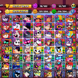 🔥EXTRA-PREMIUM 350 SKINS🔥 66K TROPHY | 55X MAX BRAWLER | 53X HYPERCHARGE | 128 EPIC SKINS | CHECK PHOTOS | INSTANT  - Image 1
