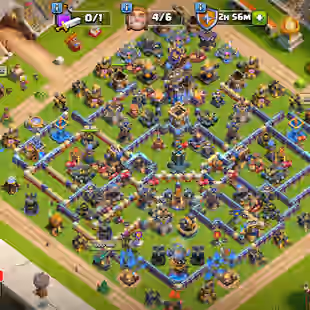 TH 18 ALMOST MAX-XP 229-[ 8 EPIC EQUIPMENT MAX BACK PACK 26-DEFENSE MAX-HERO MAX 105-105-84-80-55-NC FRE-LEGENDARY SKINS - Image 1